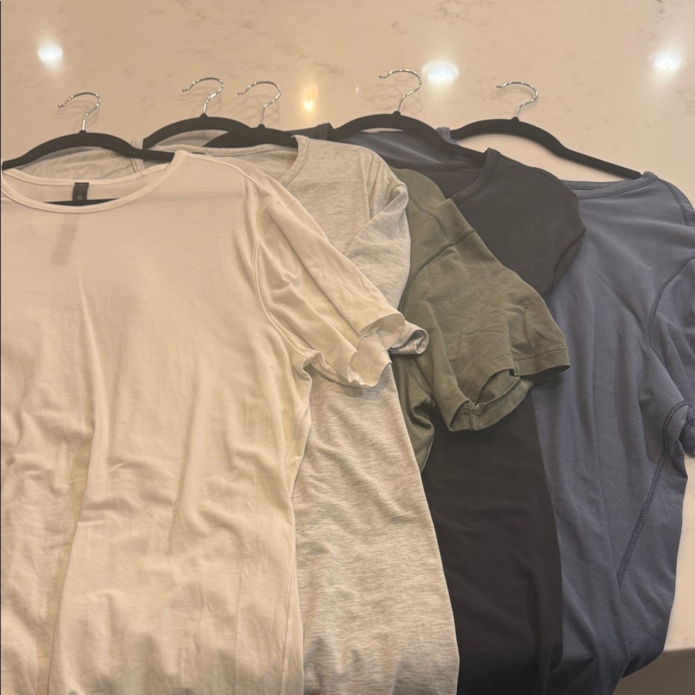 lululemon athletica Men's Short Sleeve Tees 5 Year Basic T-Shirt 5 Pack